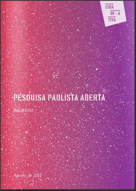 Relatório Paulista Aberta - Cidade Ativa 2015