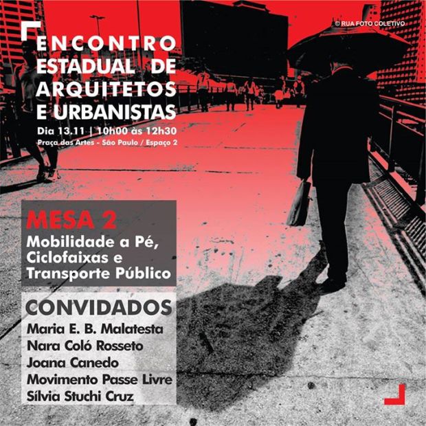 Encontro de arquitetos e urbanistas - Mesa Mobilidade