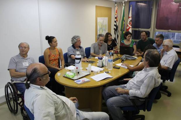 Instalação da Camara Tematica pela Mobilidade a Pé, reunião de 11/11/15. Foto - CMTT