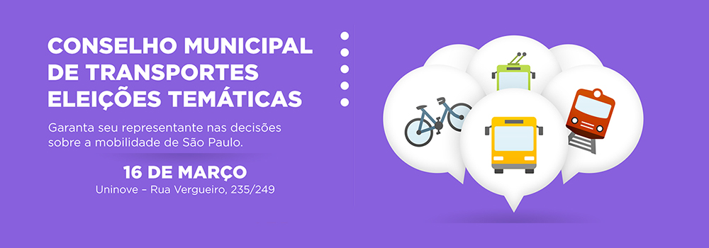 Eleições do CMTT 2019 – vamos votar? – Cidadeapé