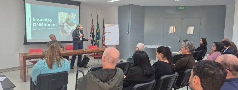 Oficina presencial do Grupo de Trabalho Participativo do Plano de Ação Climática